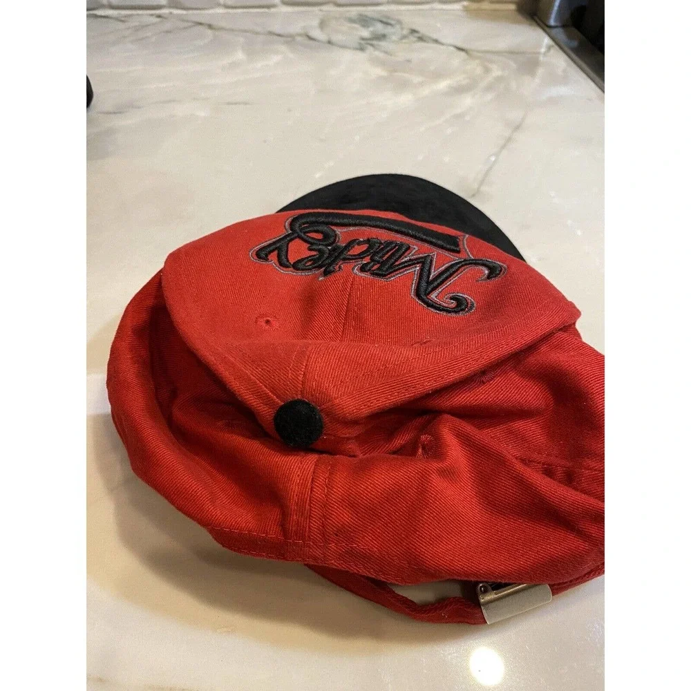 Vintage Goofy's Hat Co Mickey Mouse Adjustable Hat Letter Red Disney Rare